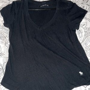 It’s a black short sleeve shirt